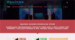 Desktop Screenshot of equinoxsounds.com